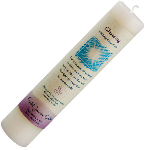 Cleansing Reiki Crystal Journey Candle