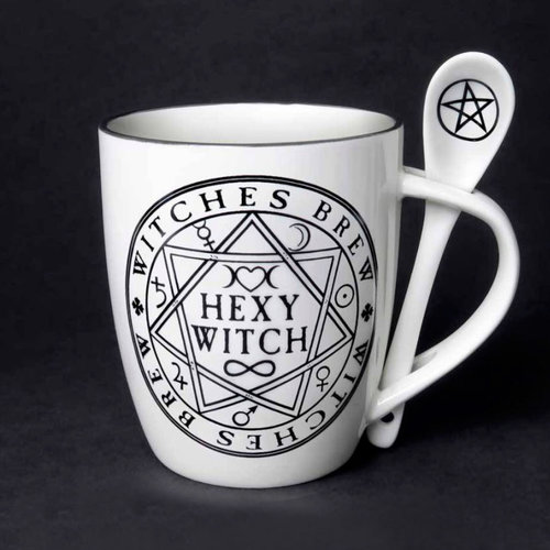 Hexy Witch Mug & Spoon set