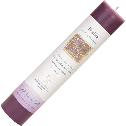 Healing Reiki Crystal Journey Candle