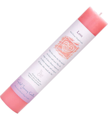 Love Reiki Crystal Journey Candle
