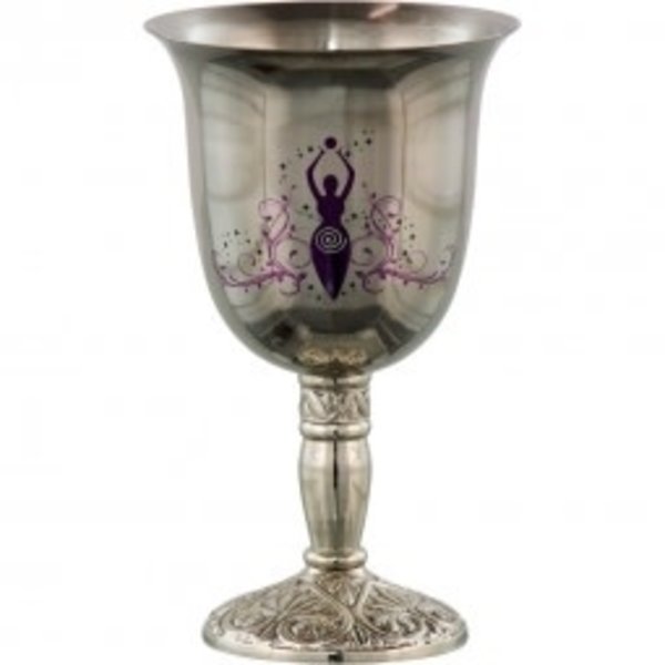 Chalice Stainless Steel Moon Goddess