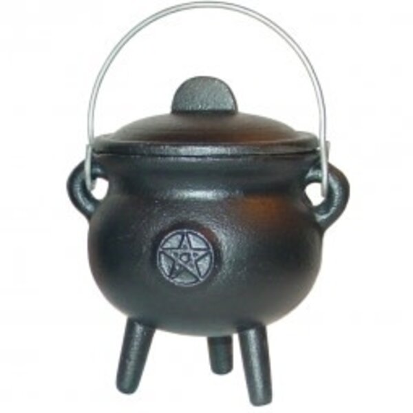 Cast Iron Cauldron Pentacle 3"