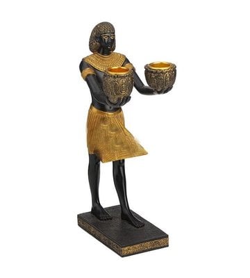 Egyptian Prince Twin Candle Holder