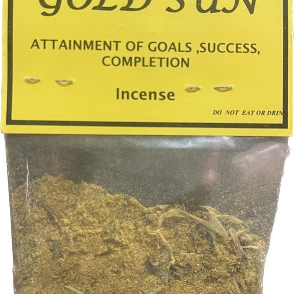 Gold Sun Incense By Laurie and Penny Cabot