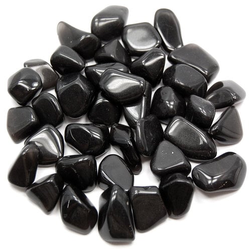 Black Obsidian Tumbled Stones