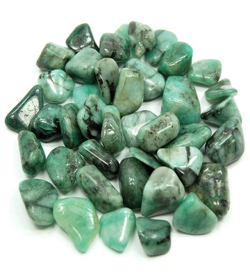 Emerald Tumbled Stones