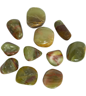 Green Aragonite Tumbled Stones