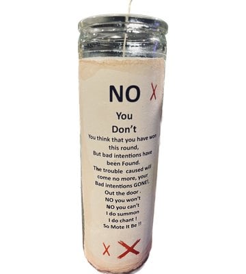 Laurie Cabot Candle - No You Don't Spell Candle