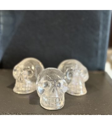 Clear Quartz Skull Grade A, 2" in Length