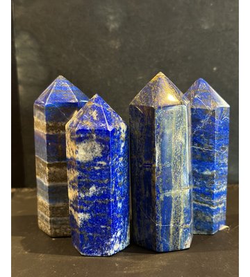 Lapis Lazuli Points 3" - 3 1/2" Length, 1" Diameter