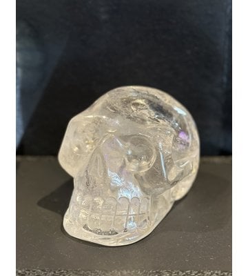 Large Clear Quartz Skull Grade A, 5" In Length