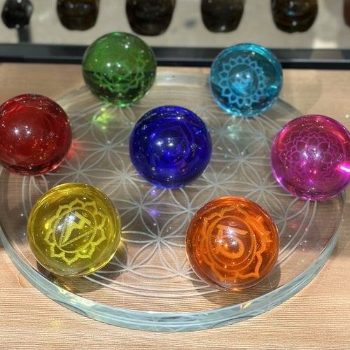 Chakra Ball & Plate Set