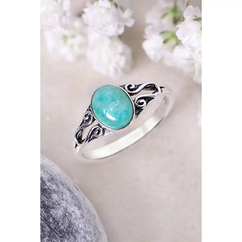 Sterling Silver Amazonite Ring