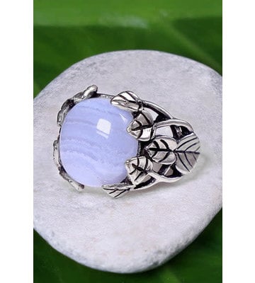 Garden Ring - Blue Lace Agate