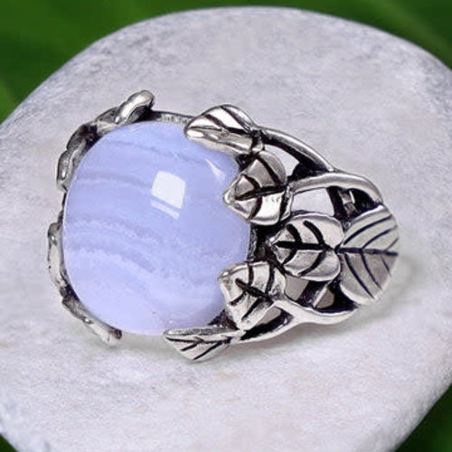 Garden Ring - Blue Lace Agate