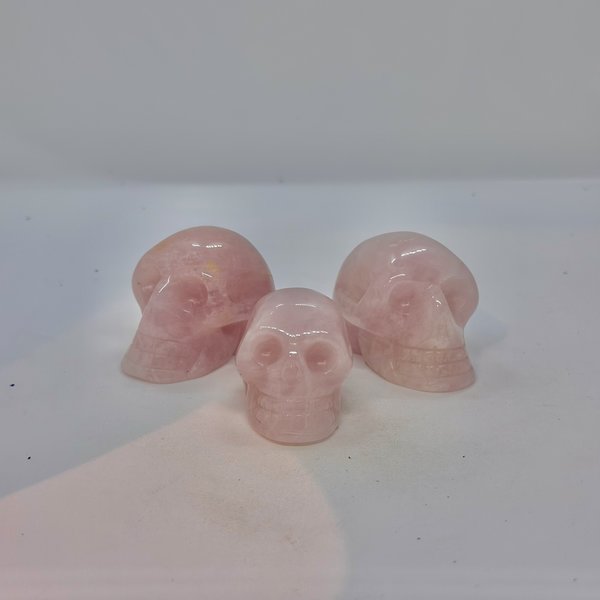 Rose Quartz Skull Small -