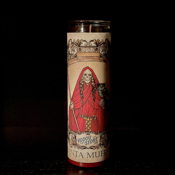 Vodou Store - Santa Muerte Red Candle