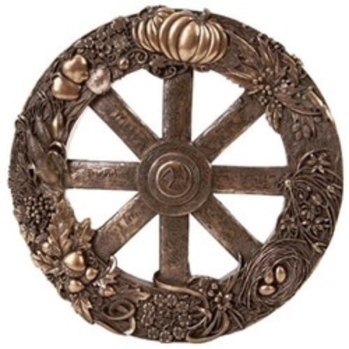 Wheel of the Year Plaque Bronze
