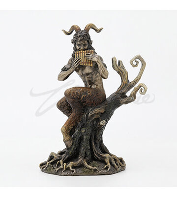 Pan Playing Flute