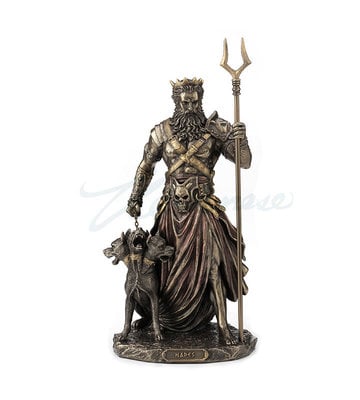HADES - RULER OF GREEK UNDERWORLD WITH CERBERUS