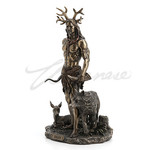 Herne The Hunter With Deer And Wolf