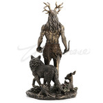 Herne The Hunter With Deer And Wolf