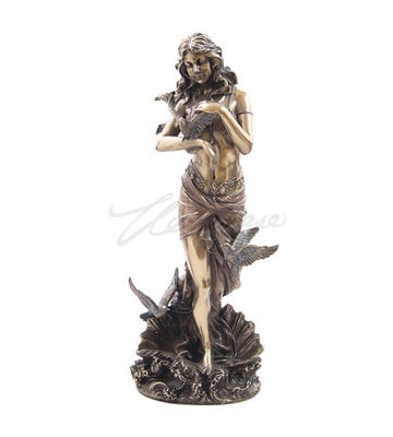 Aphrodite with Doves on Shell