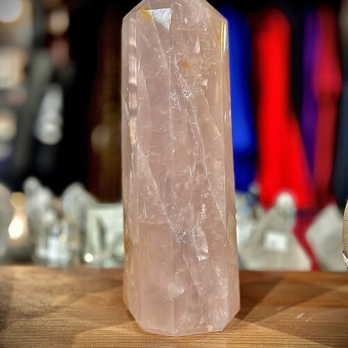 Rose Quartz Obelisk (9" x 3" x 2.5")