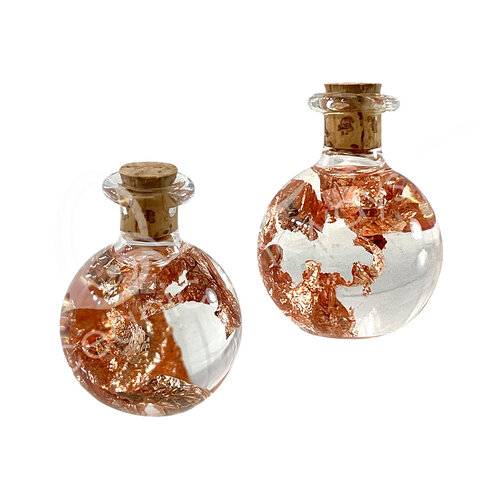 Copper Flakes Bottle (1"dia x 1.35"h)