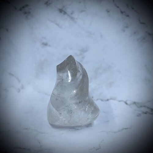 FLAME SHAPE – CRYSTAL QUARTZ 4-5″H