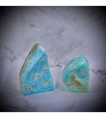 FREE SHAPE – ARAGONITE, BLUE 4-5.5″