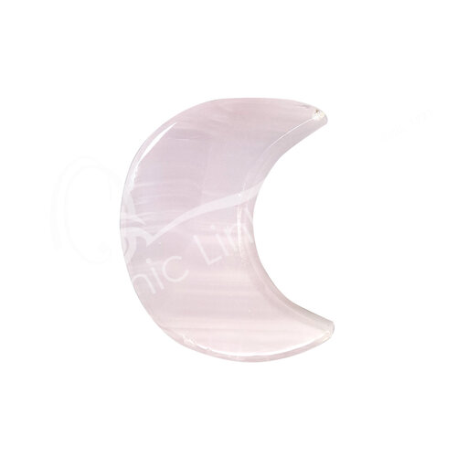 MOON – CALCITE, PINK 4″L