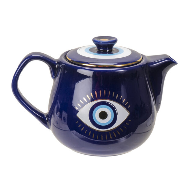 Evil Eye Tea Pot ( BLUE )