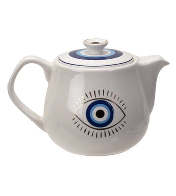 Evil Eye Tea Pot ( WHITE )