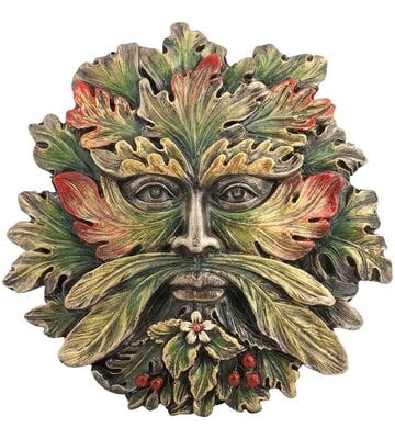 Summer Solstice Greenman Wall Plaque