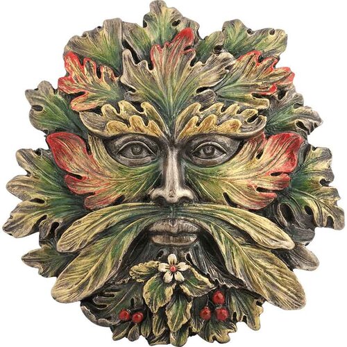 Summer Solstice Greenman Wall Plaque