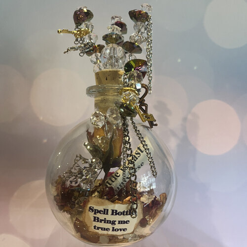 Bring Me True Love Spell Bottle by Penny Cabot