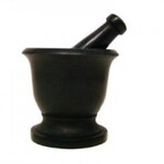 Small Black Soapstone Mortar & Pestle