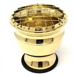 Brass Screen Charcoal Burner 4"H