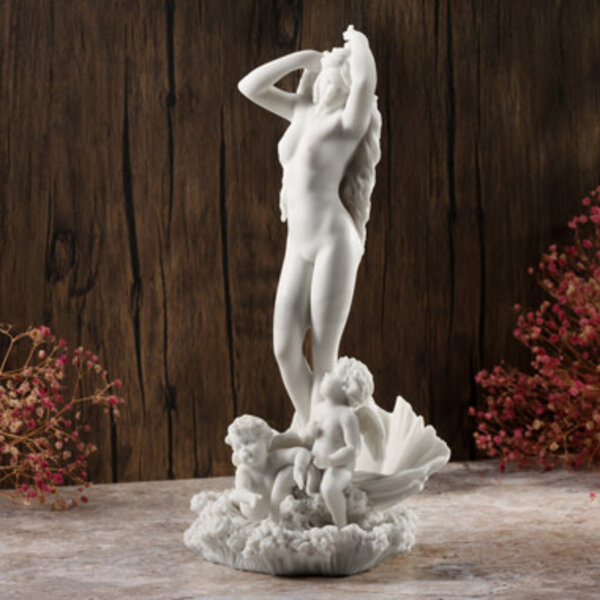 Birth Of Venus (White) 12 5/8 Inch