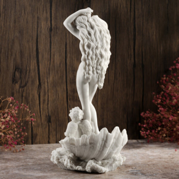 Birth Of Venus (White) 12 5/8 Inch