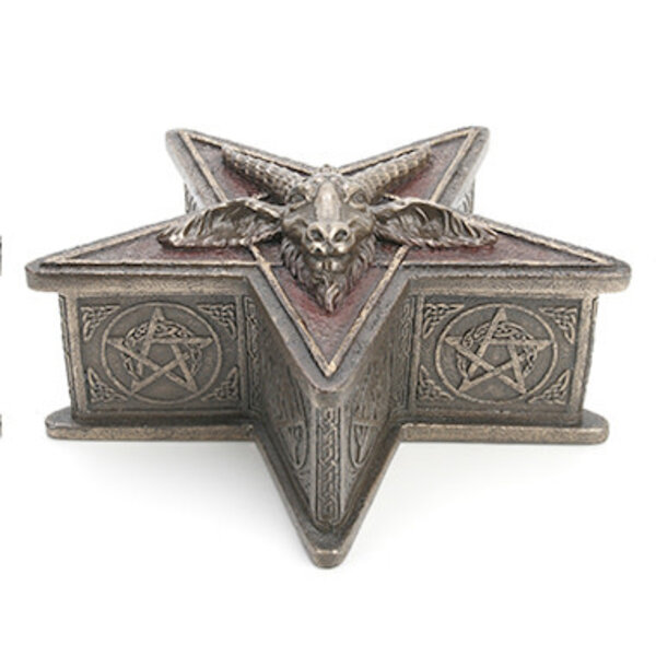 The Sigil Of Baphomet Pentagram Trinket Box