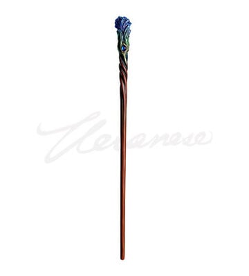 SAPPHIRE PLUME PEACOCK WAND