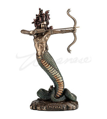 Furious Medusa Shooting Arrow