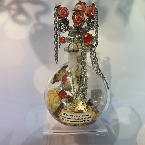 Power Of Love Spell Bottle by Penny Cabot