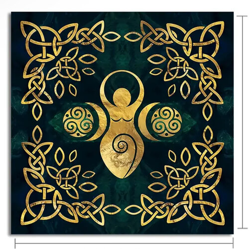 Altar Cloth - Celtic Goddess 29" x 29"