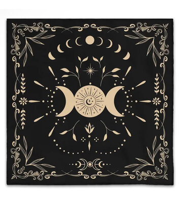 Altar Cloth - Triple Moon  29" x 29"