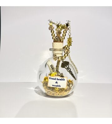 Good Health & Wealth - Spell Bottle By Penny Cabot