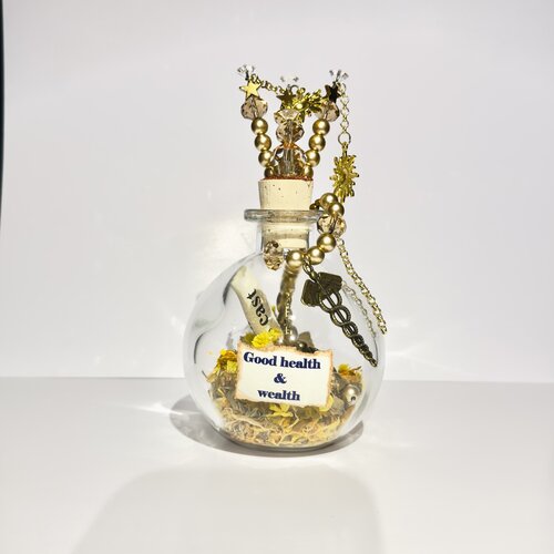 Good Health & Wealth - Spell Bottle By Penny Cabot