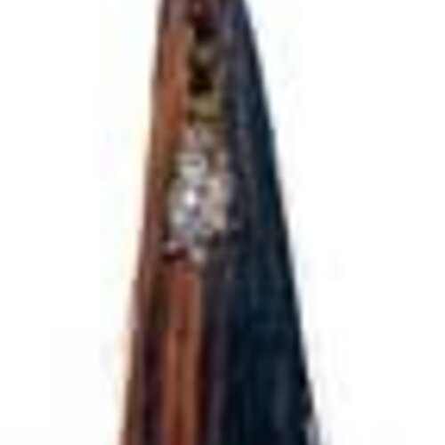 21" Owl Black & Brown Altar Broom